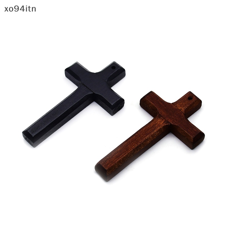 Mặt Vòng cổ / Móc Khóa Hình Thánh Giá Tự Nhiên DIY