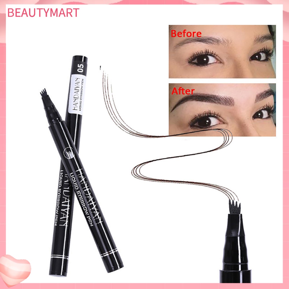 Bút Kẻ Mày Dạng Phẩy Sợi Chống Thấm Nước Lâu Trôi