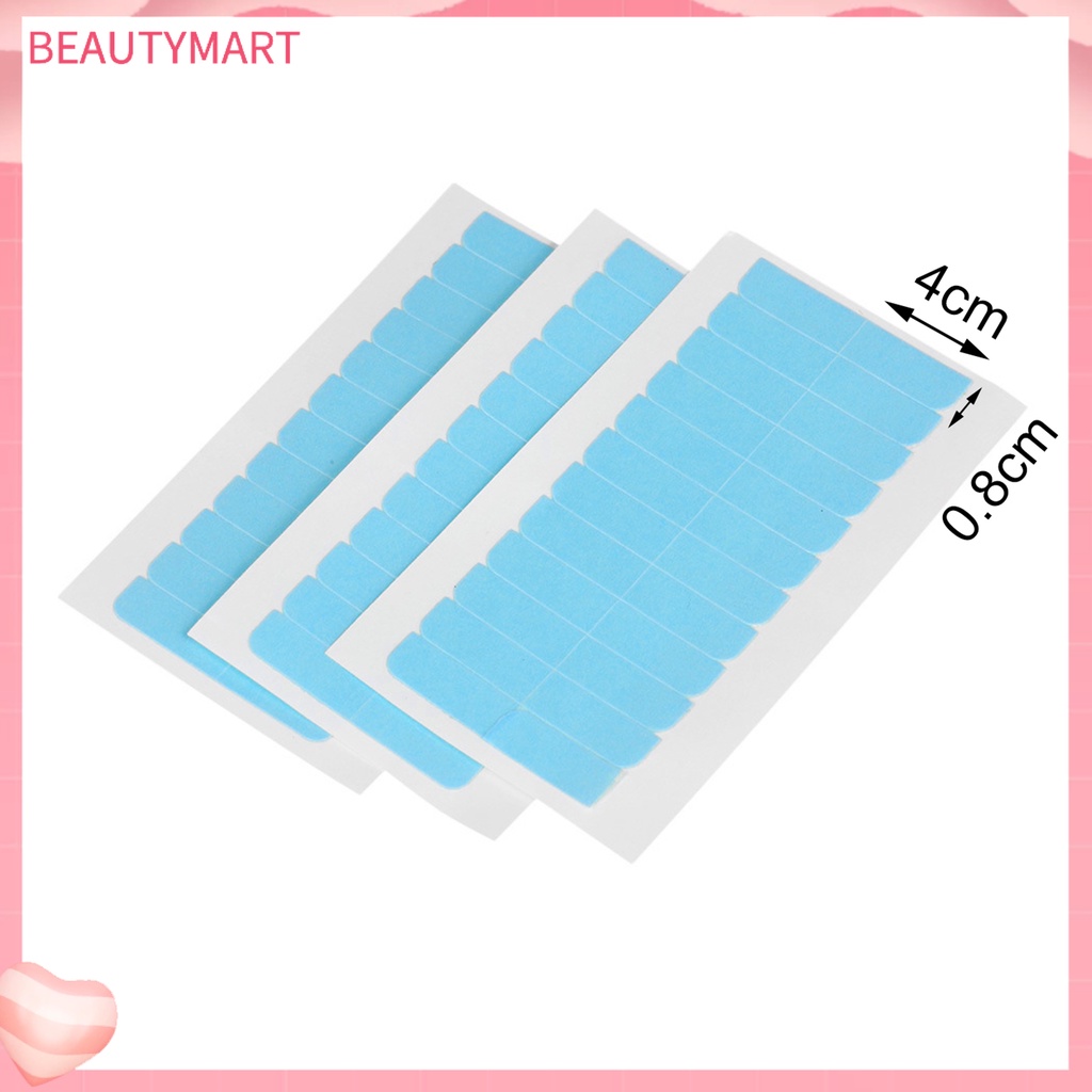 Bộ 5 Tấm 60 Miếng Dán Tóc Giả Mềm Mại Thoáng Khí Không Để Lại Dấu Vết