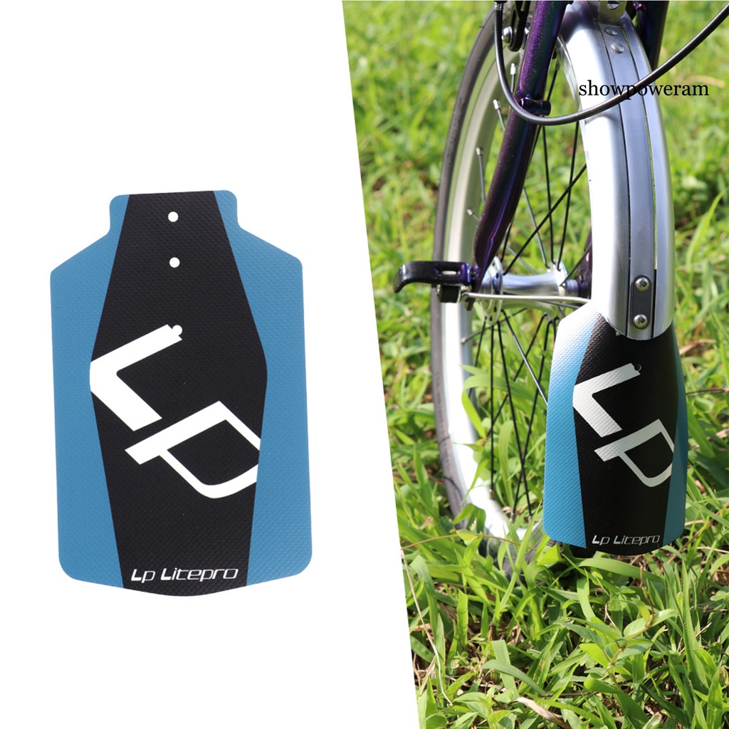 FENDER Tấm Chắn Bùn Trước Bằng PVC Họa Tiết Sáng Tạo Dễ Lắp Đặt Có Thể Gấp Gọn Cho Xe Đạp Brompton