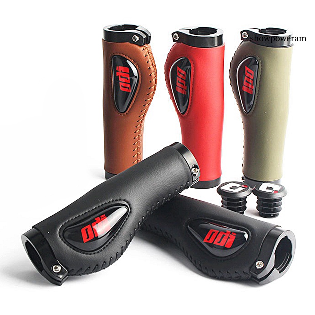 Set 2 Vỏ Bọc Tay Lái Xe Đạp Leo Núi Chất Liệu Giả Da