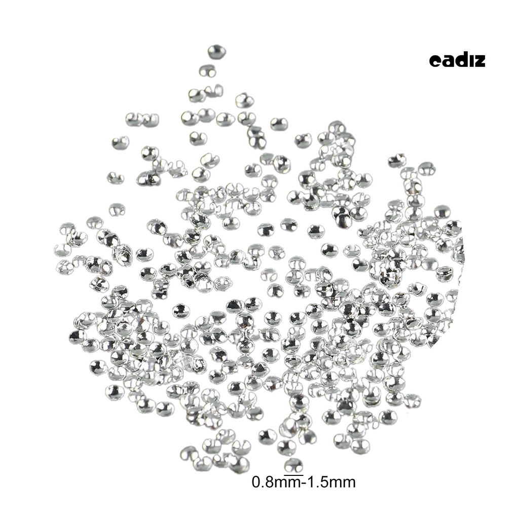 Set 1000 Hạt Kim Loại Tròn Dùng Trang Trí Móng Tay / Điện Thoại DIY