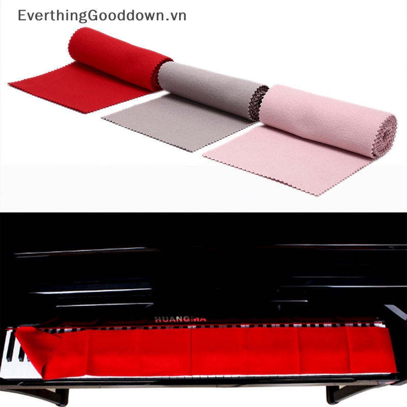 Vỏ Bọc Bàn Phím Đàn Piano 88 Phím Chất Liệu Cotton Mềm Mại Màu Đỏ Vn vn