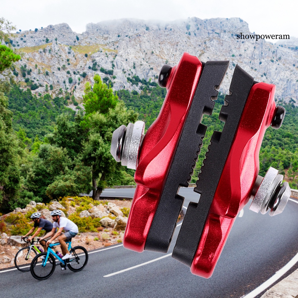 1 Cặp Má Phanh Xe Đạp Hình Chữ V Không Gây Tiếng Ồn