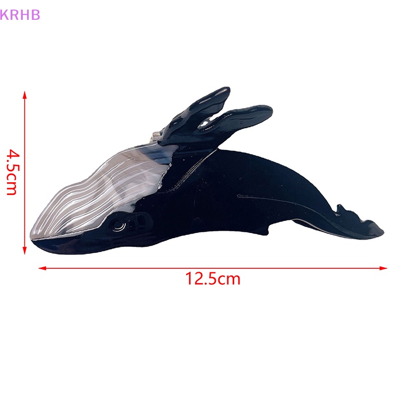 Kẹp Tóc Hình Cá Voi Xanh Dễ Thương Cho Nữ Mới