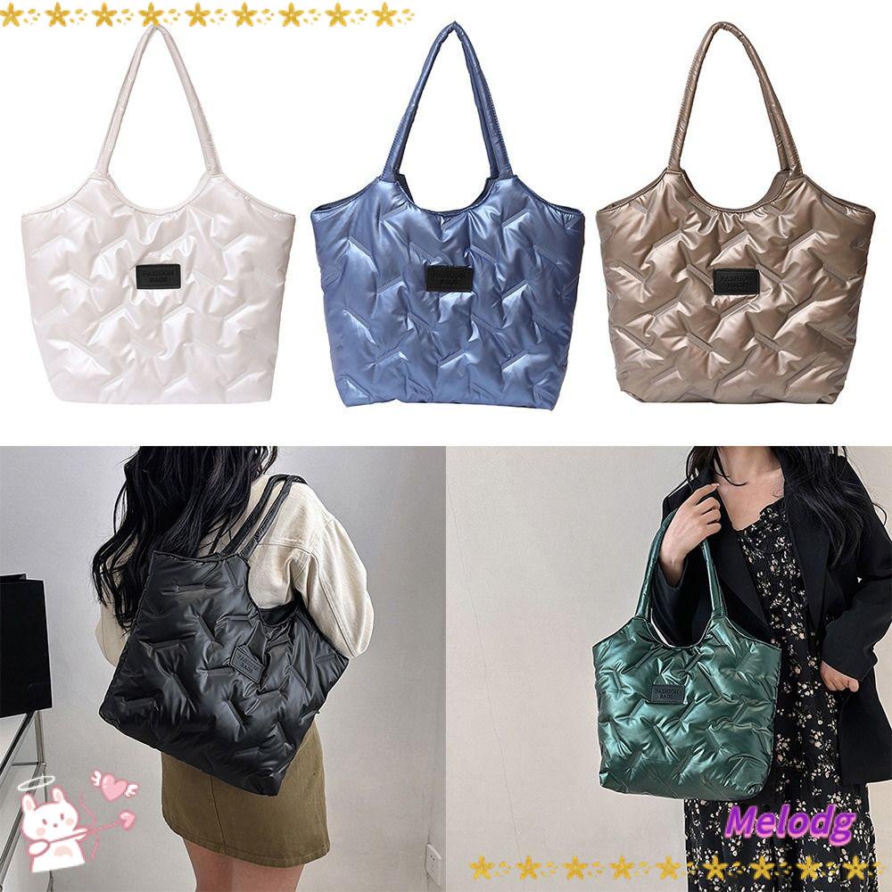 Túi Đeo Vai Bằng Vải Canvas Mềm Hình Đám Mây Dành Cho Nữ