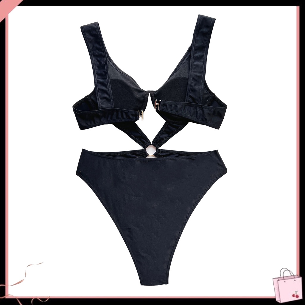 Bộ Đồ Bơi Mùa Hè Cắt Cao Siêu Mềm Với Giá Đỡ Thép Cho Nữ
