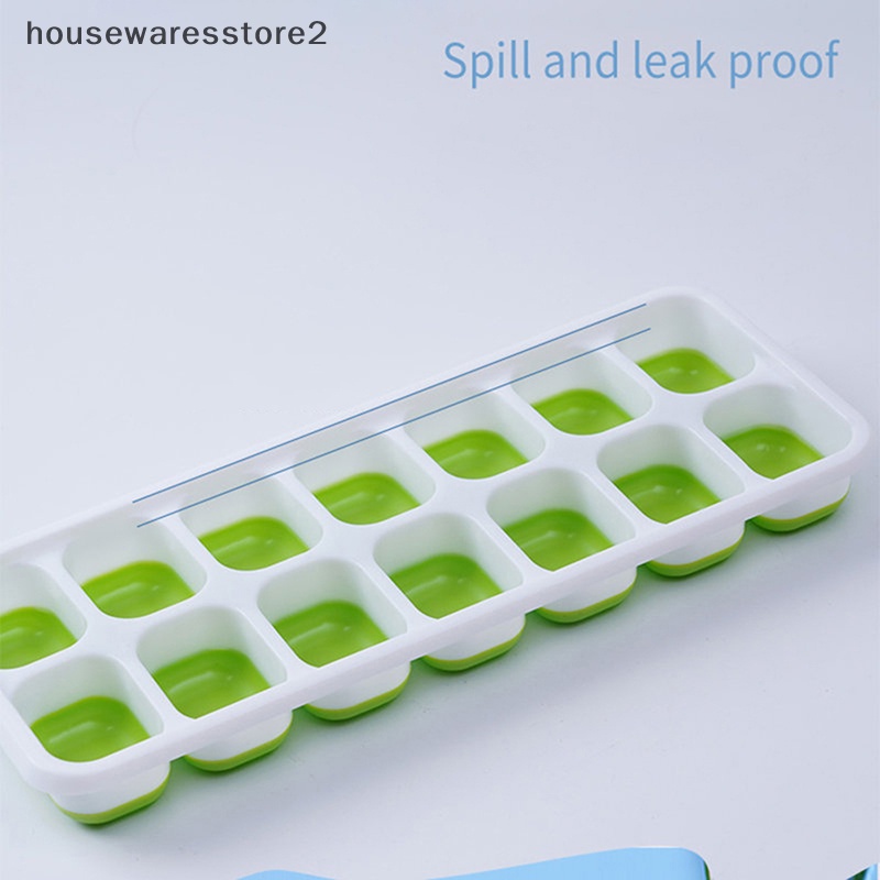 1 Khuôn Silicone Làm Đá 14 Ô Vuông DIY