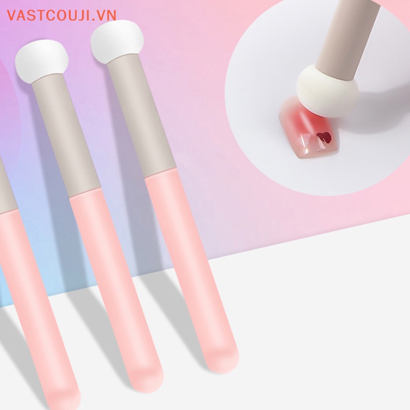 1 Cọ Đầu Xốp Chấm Bi Trang Trí Móng Tay