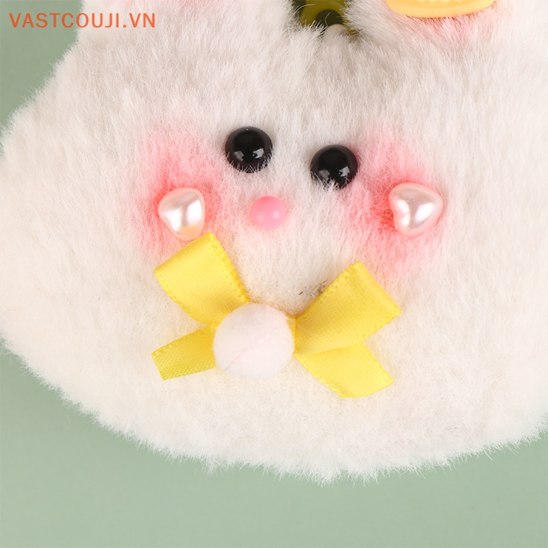 Móc Khóa Hình Thỏ Nhồi Bông Đáng Yêu