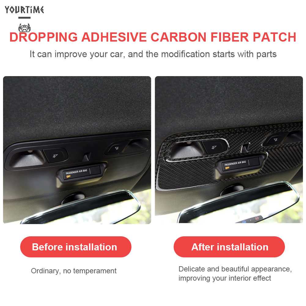 Bộ 2 Miếng Dán Trang Trí Đèn Đọc Sách Cho Xe Hơi Chevrolet Camaro