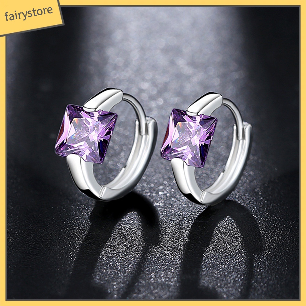 Bông Tai Đính Đá Zircon Thời Trang Dành Cho Nữ