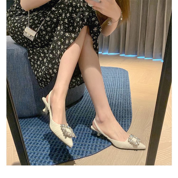 Giày Cao Gót Mũi Nhọn Thiết Kế Mỏng Kiểu Dáng Mới Thời Trang 2023 Dành Cho Nữ