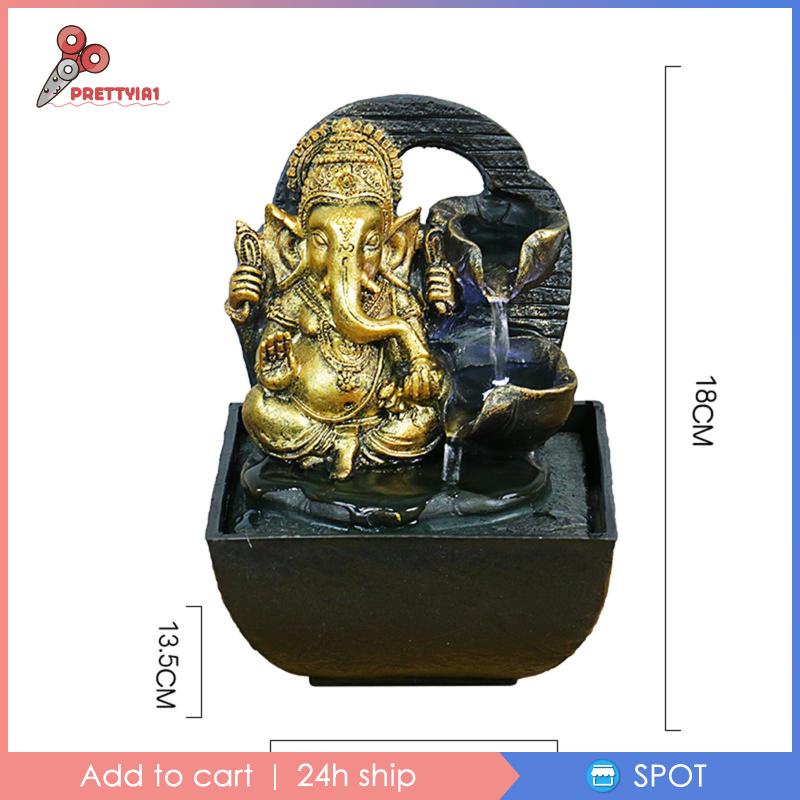 [Prettyia1] Tượng Thác Nước Bằng Resin Để Bàn Trang Trí