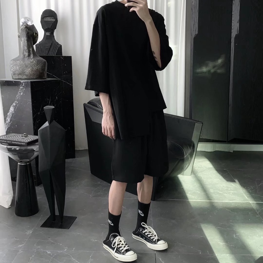 Áo Thun Tay Ngắn Dáng Rộng Thời Trang Mùa Hè Cho Nam