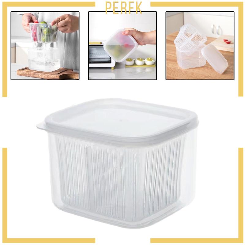 Hộp Đựng Thực Phẩm Trong Suốt Đa Năng Có Thể Tái Sử Dụng Cho Ngăn Kéo Nhà Bếp