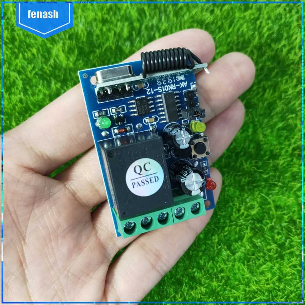 Điều Khiển Từ Xa Không Dây DC 12V 433MHz Cho Cổng Đèn XD#[Tiếng Vnash.vn] 3