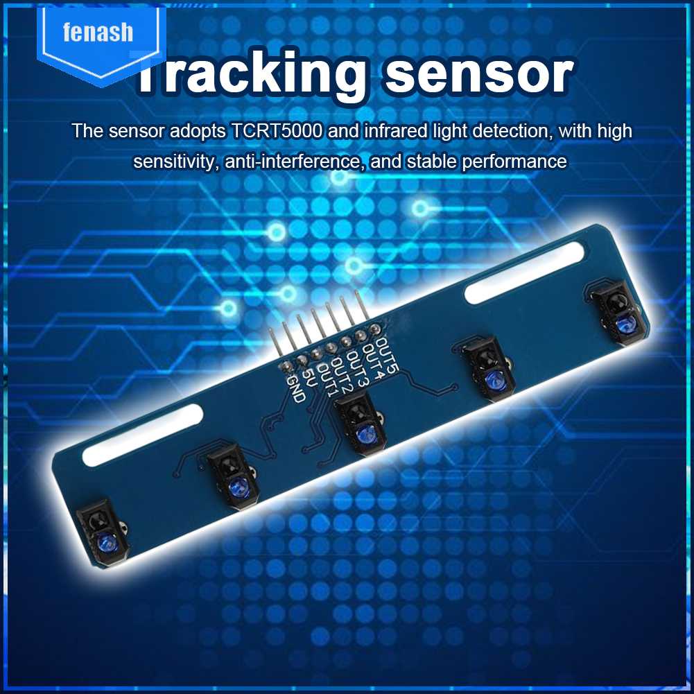 Mô Đun Chống Nhiễu 3.3V-5V 5 Kênh TCRT5000 Độ Nhạy Cao