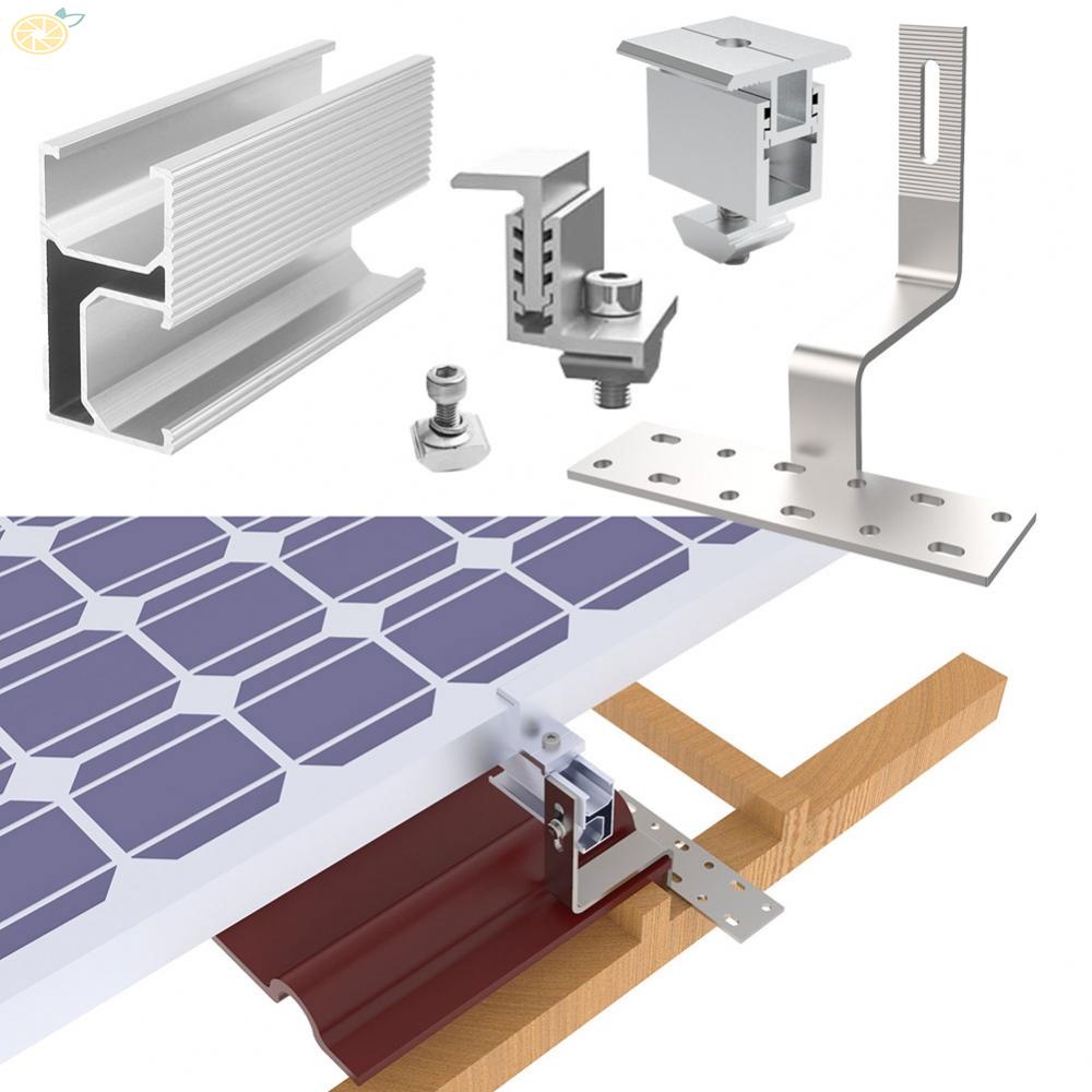 【VARSTR】Secure PV Solar Mount Kit for Brick Roofs Easy to Install with Adjustable Brackets