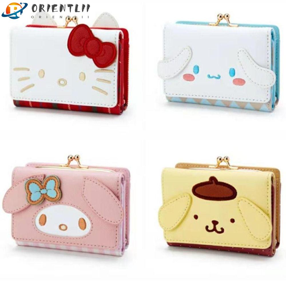 Ví Đựng Tiền Xu Bằng Da PU In Hình Chú Chó Purin Dễ Thương