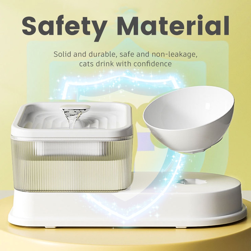 HamshMoc Đài Phun Nước Tự Động Thông Minh Cho Mèo Cưng