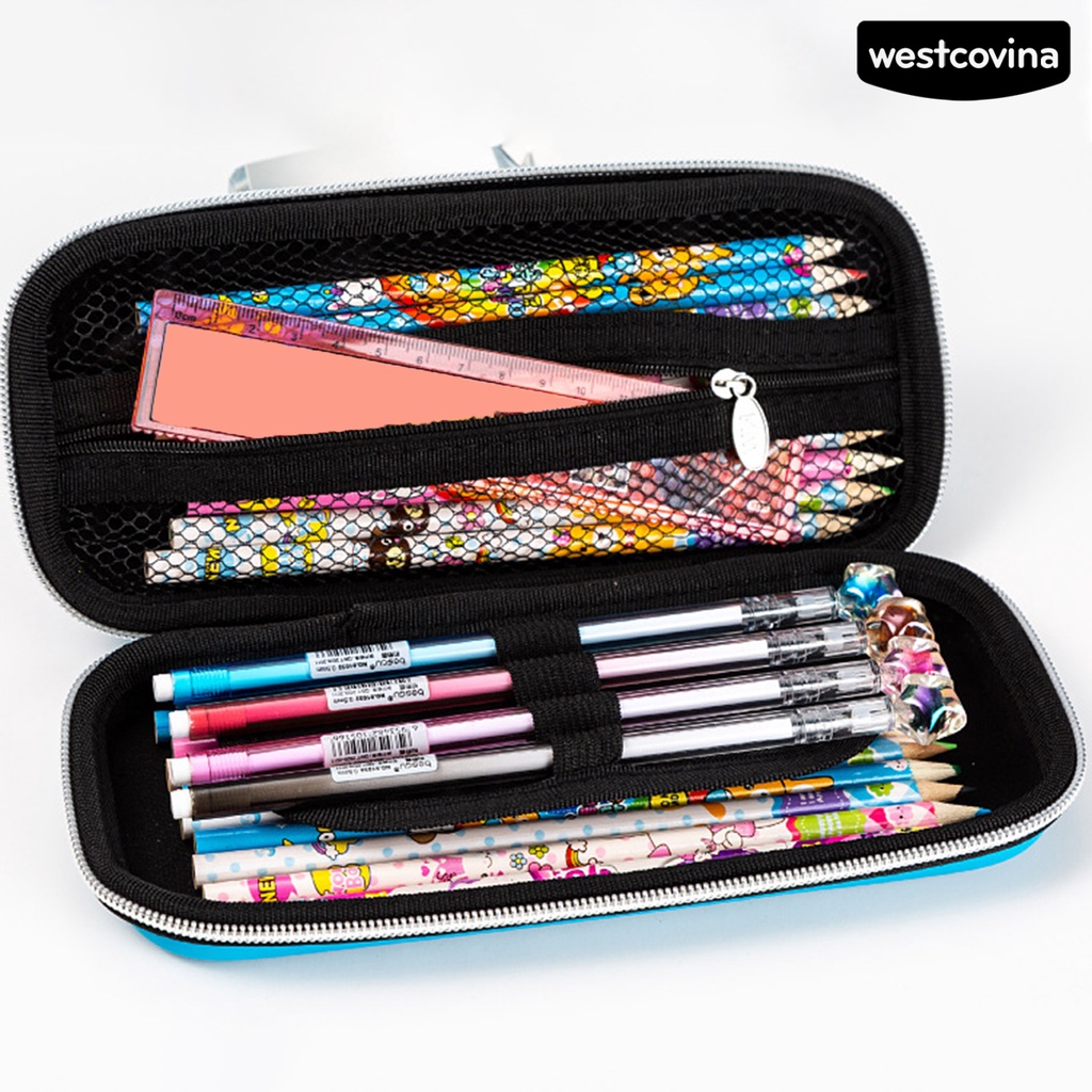 [WSTN]✎Túi Đựng Bút Hình Xe Hơi Sức Chứa Lớn Có Khóa Kéo Chống Thấm Nước Bề Mặt Mịn