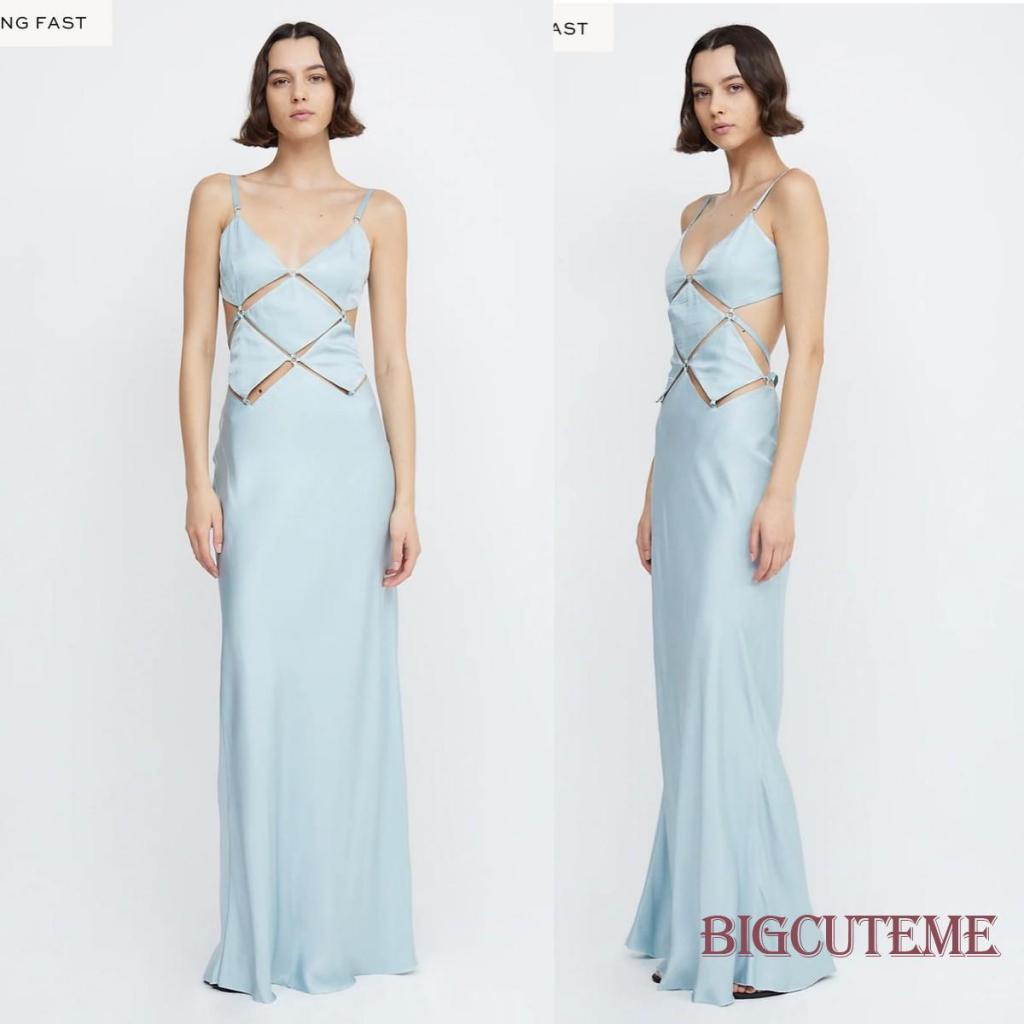 Đầm Dài Không Tay Hở Lưng Màu Trơn Thời Trang Mùa Hè Dành Cho Nữ