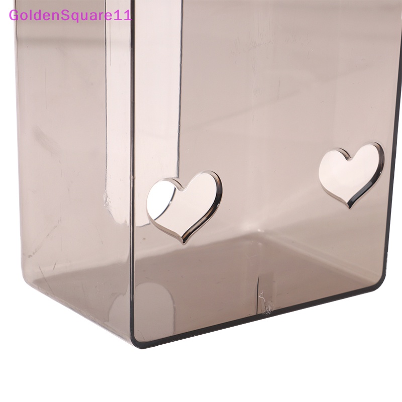 Hộp Đựng Khăn Giấy Gắn Tường Màu Vàng Kim Hình Chữ Nhật Dành Cho Phòng Tắm