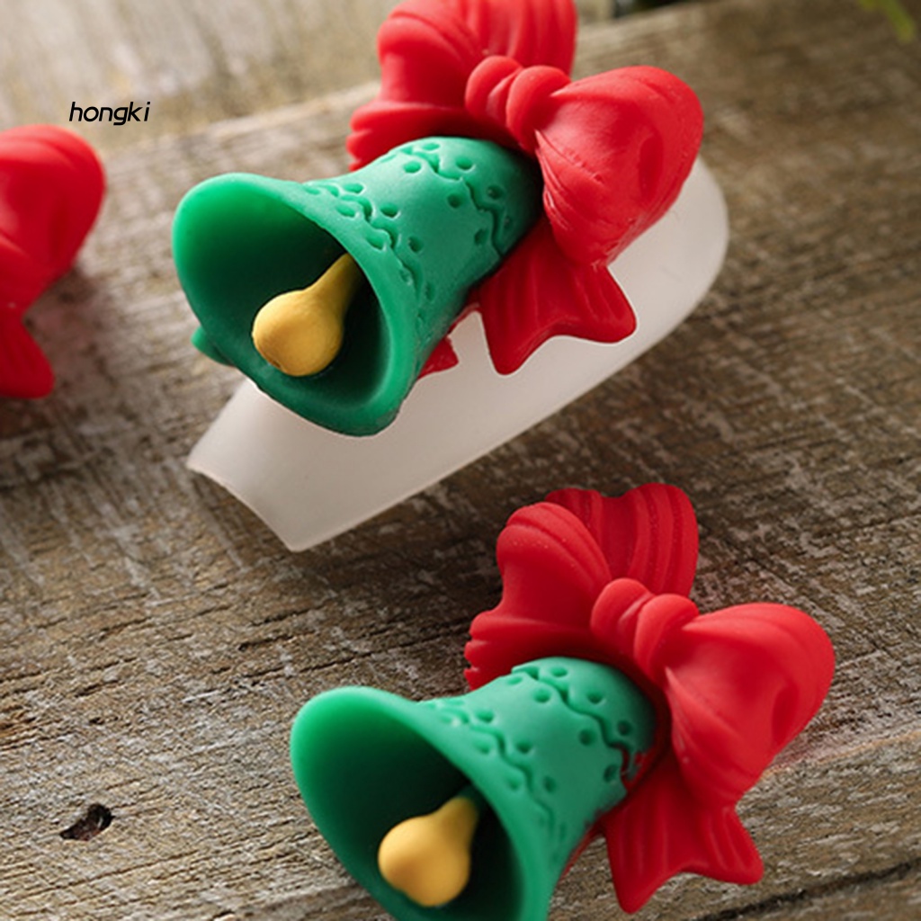 Set 5 Phụ Kiện Trang Trí Móng Nghệ Thuật Tạo Hiệu Ứng 3D Chủ Đề Giáng Sinh Năm Mới Cho Nữ