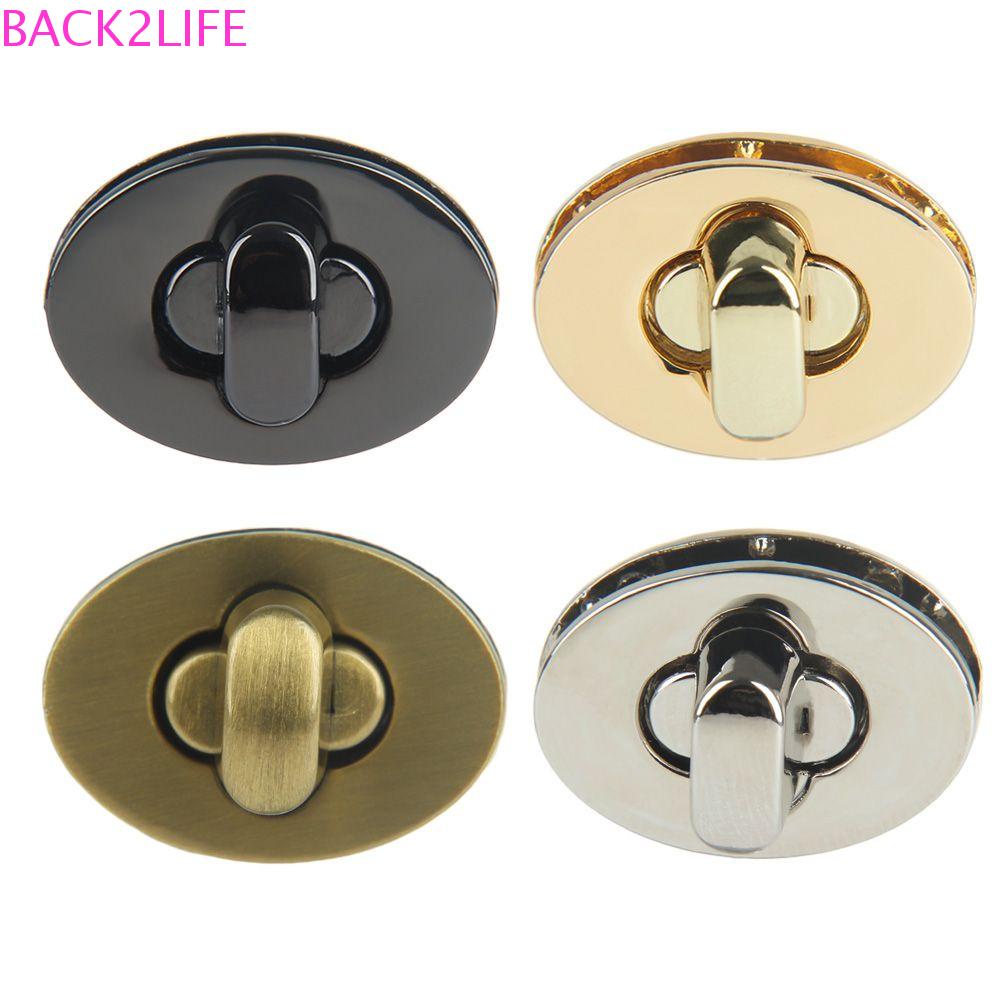 BACK2LIFE Khóa Xoay Hình Oval Thanh Lịch Cho Túi Xách