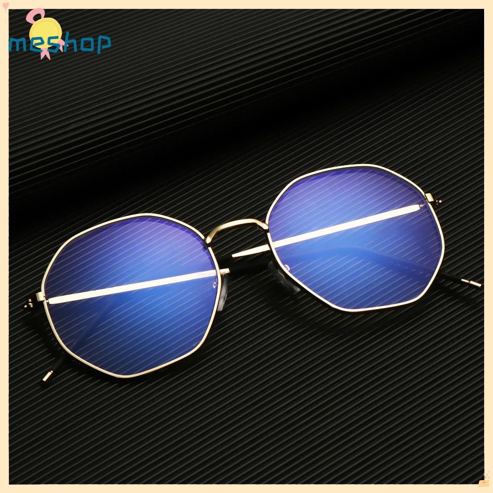 Mắt Kính Gọng Kim Loại Siêu Nhẹ Phong Cách Vintage Thời Trang