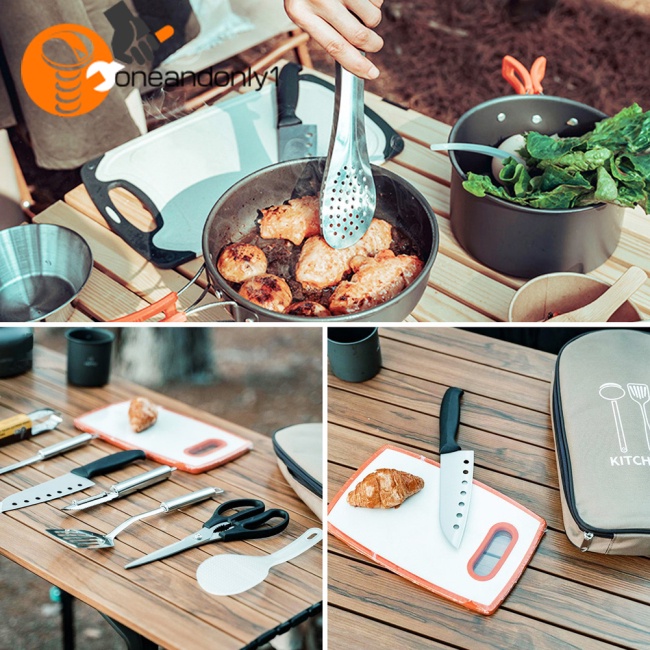 Bộ 8 Dụng Cụ Dao Muỗng Nĩa Dao Tiện Dụng Cho Nhà Bếp