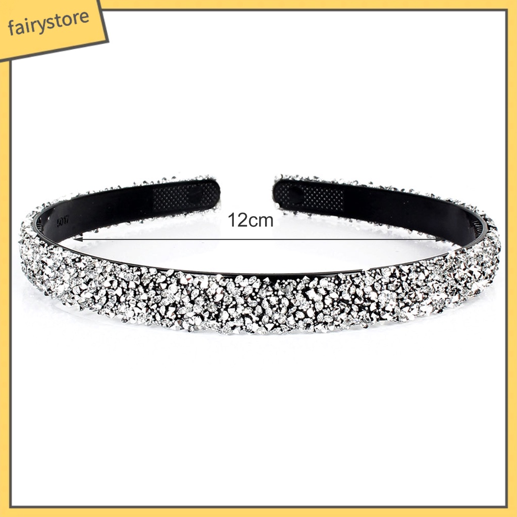 Băng Đô Cài Tóc Đính Đá Lấp Lánh Phong Cách Vintage