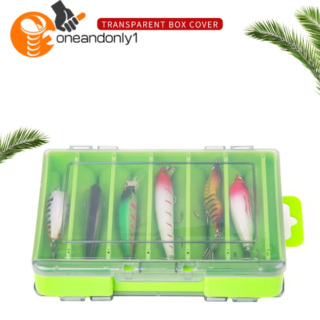 Hộp Đựng Mồi Câu Cá Giả Hai Mặt Hình Chữ U Đa Năng