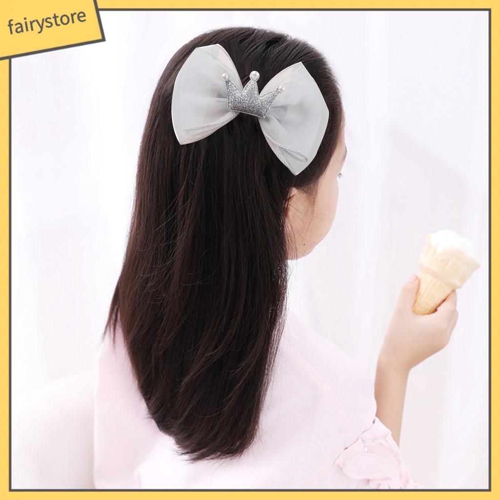 Kẹp Tóc Hình Vương Miện Phong Cách Hàn Quốc Cho Nữ