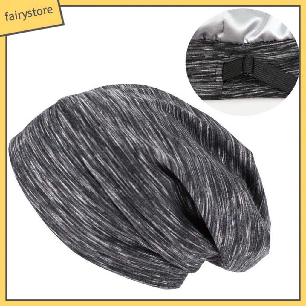 Mũ Trùm Đầu Bằng Satin Thoáng Khí Có Thể Điều Chỉnh Cho Nữ