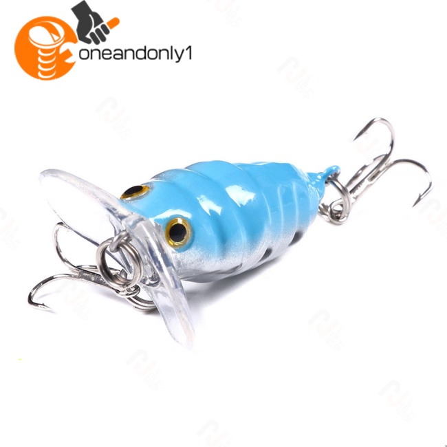 Mồi Câu Cá Giả Hình Côn Trùng Nhiều Màu Sắc 4.4g Dài 4cm