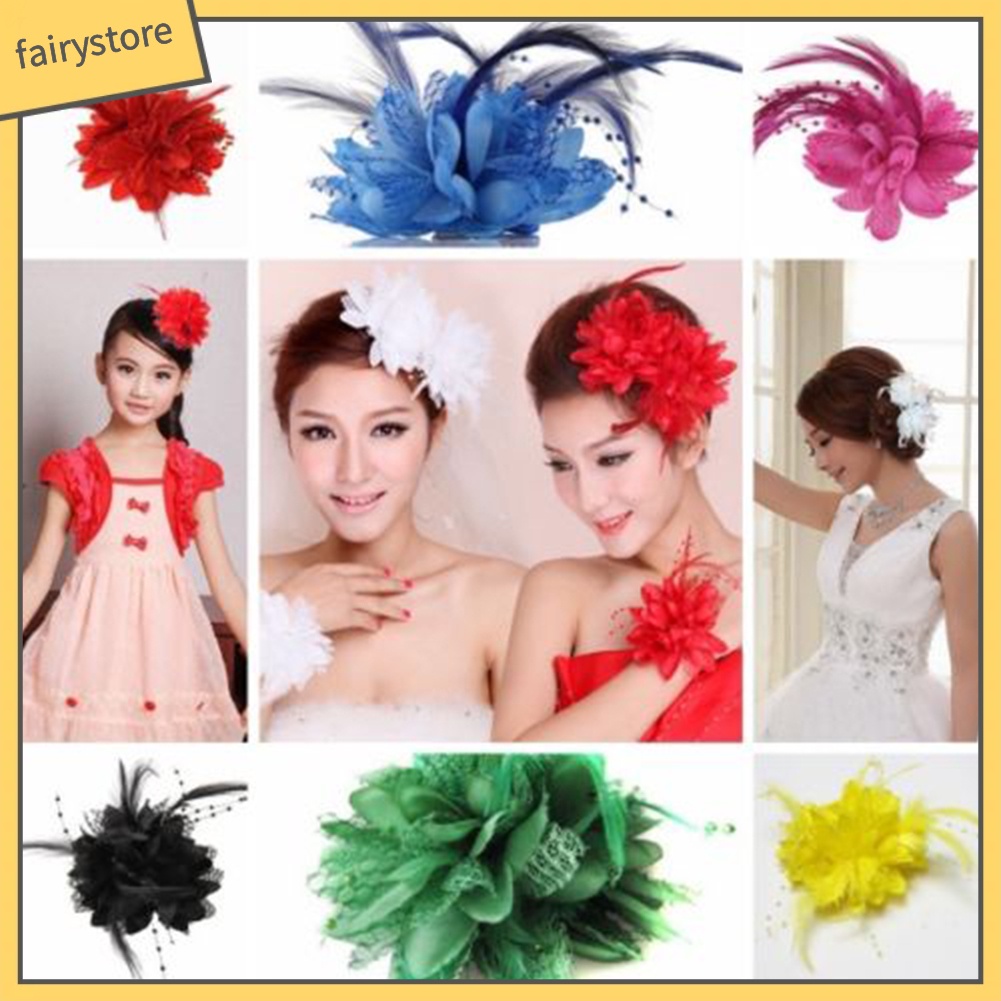 Kẹp Tóc Hình Bông Hoa Đính Đá Xinh Xắn Dành Cho Nữ