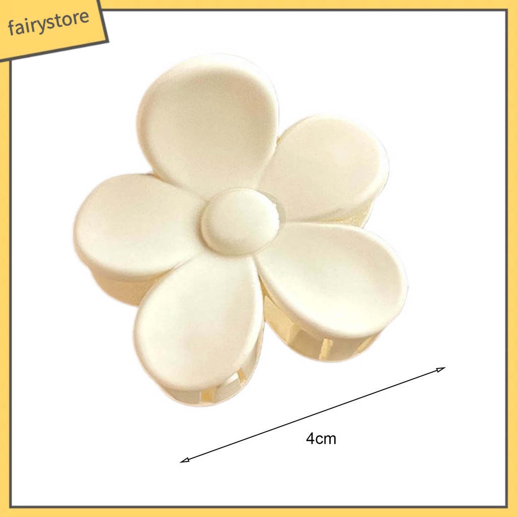 Bộ 2 Kẹp Tóc Đuôi Ngựa Màu Trơn Chống Trượt Tiện Dụng