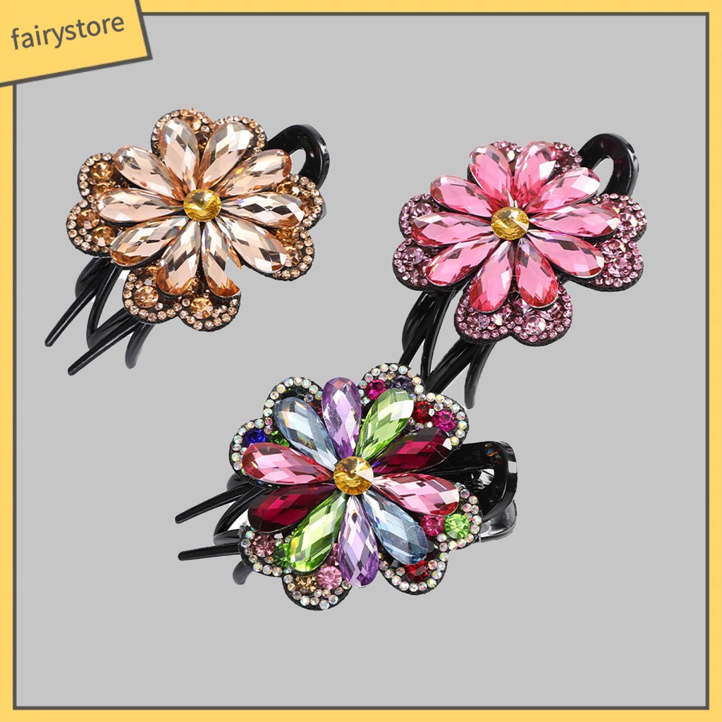 Kẹp Tóc Đính Đá Lấp Lánh Dành Cho Nữ