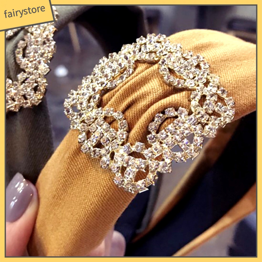 Cài Tóc Đính Đá Hình Chữ Nhật Bản To Thời Trang Cho Nữ