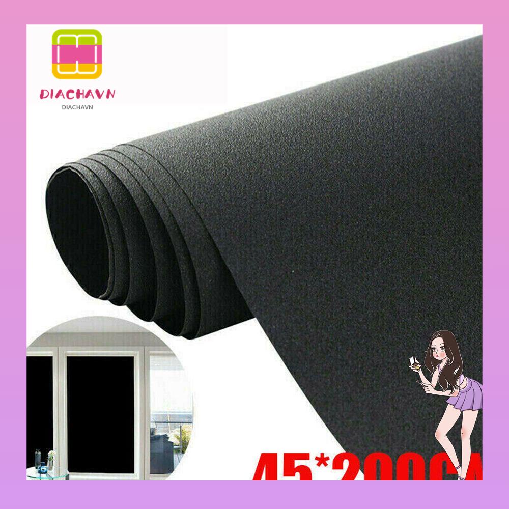 Miếng Dán Cửa Sổ Màu Đen Chống Nắng Bảo Vệ Sự Riêng Tư