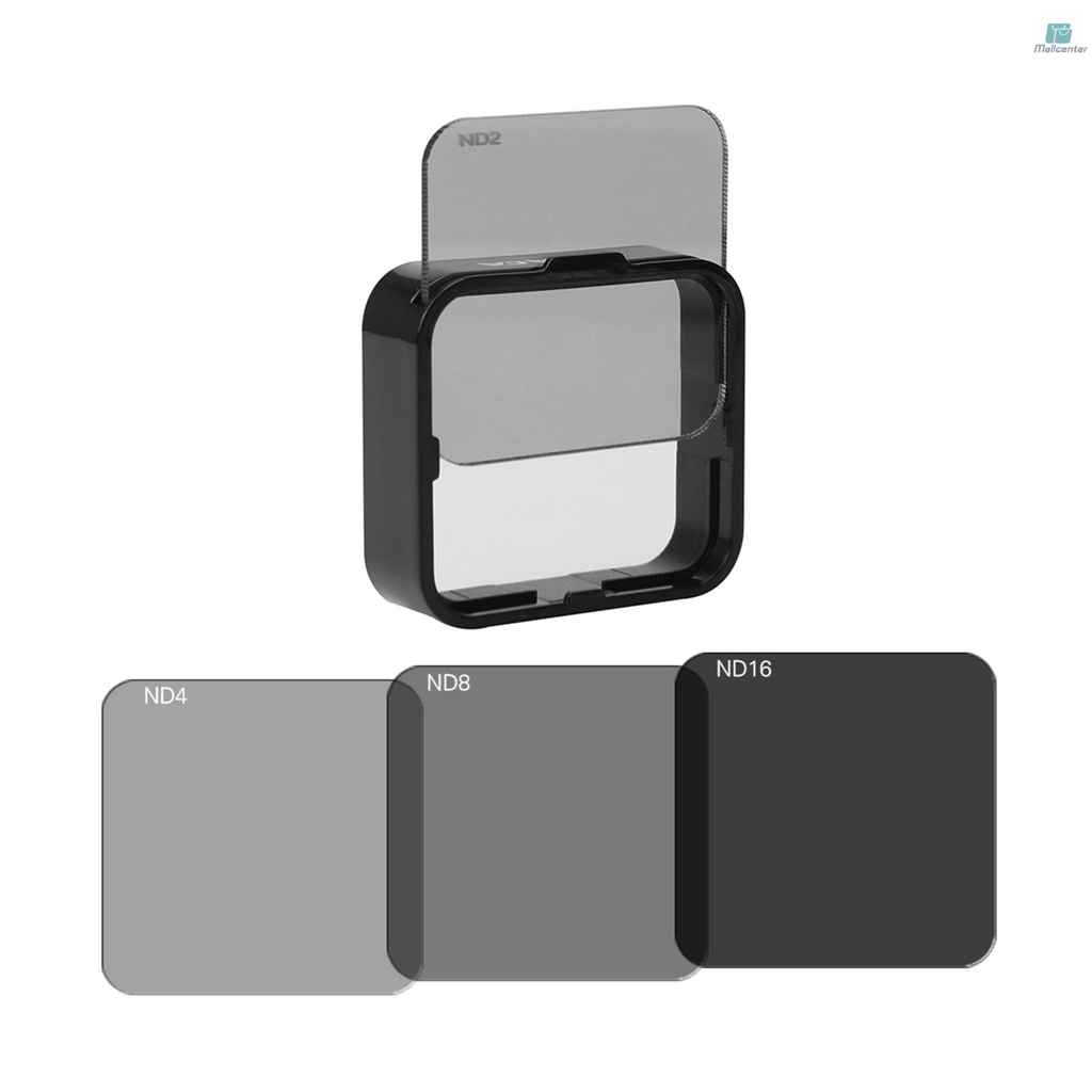 Andoer Square ND Lens Filter Protector Kit Set(ND2/ND4/ND8/ND16) Replacement for  4/3+/3 w/ Mounting Frame Holder
