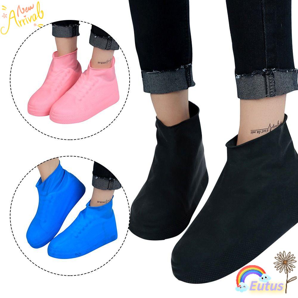 EUCA Vỏ Bọc Giày Bốt Dày Dặn Chống Trượt Tiện Dụng