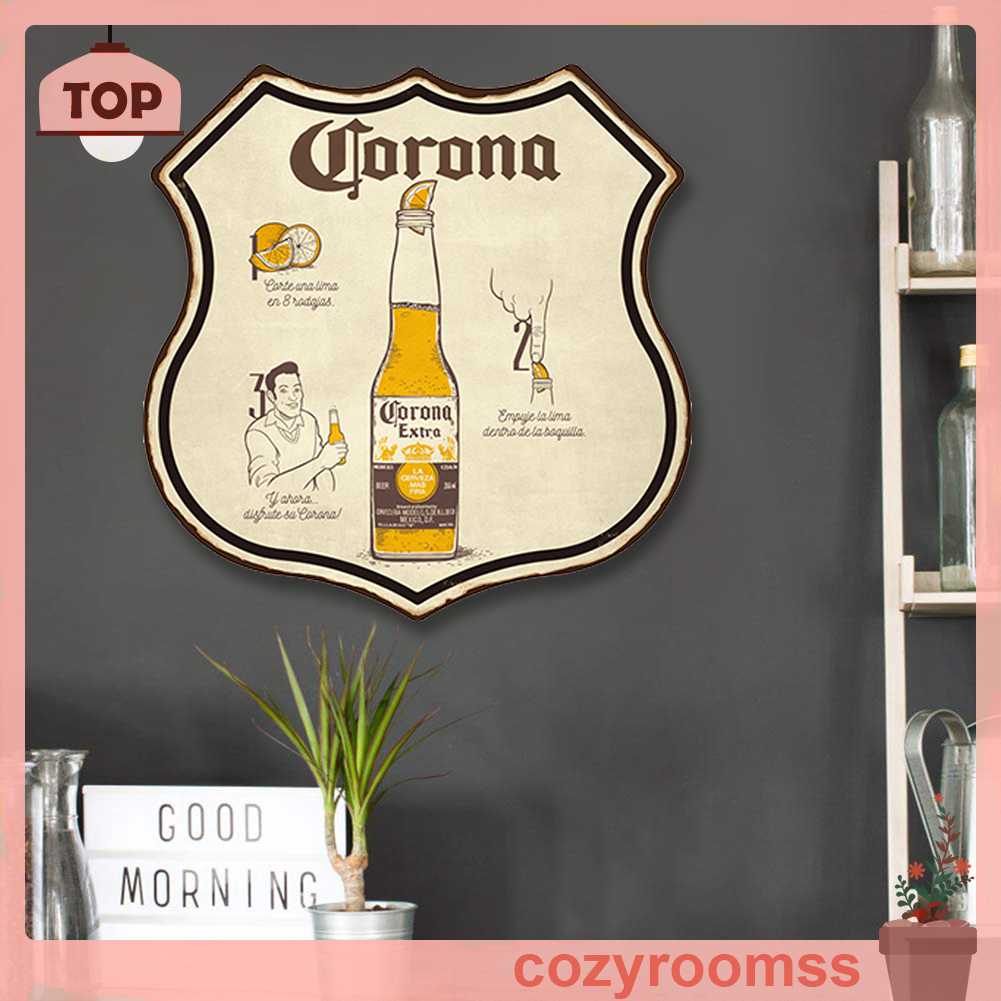 Tranh Treo Tường Bằng Kim Loại Phong Cách Vintage Độc Đáo