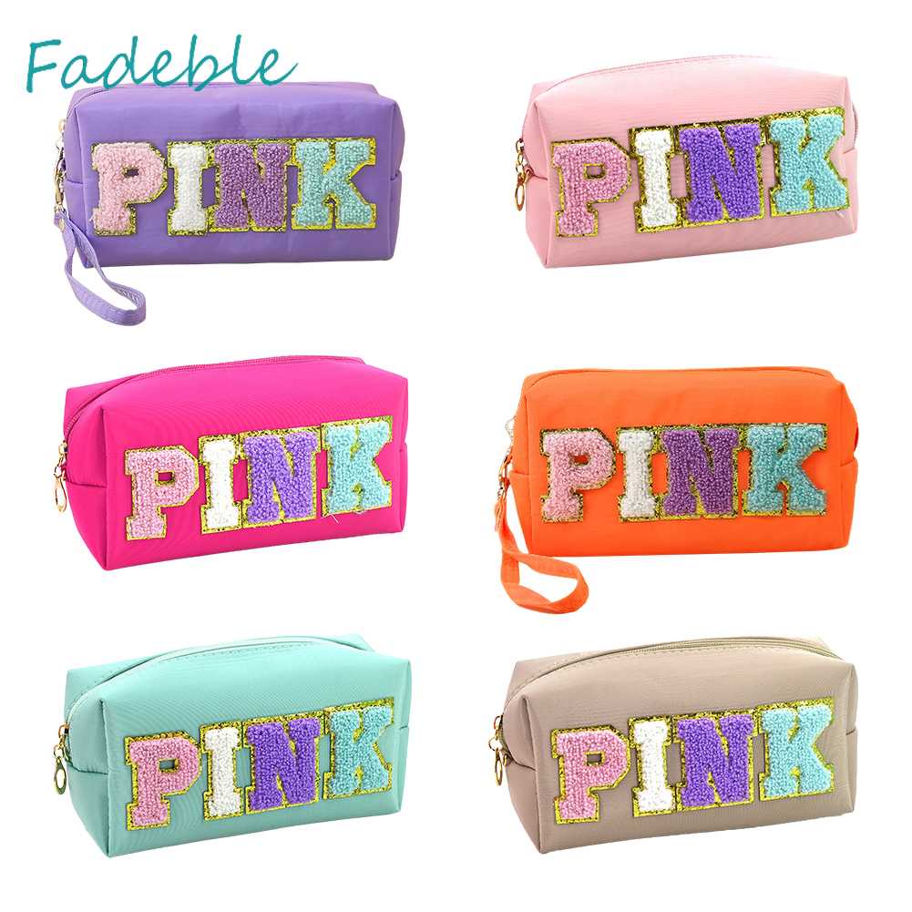 Túi Đựng Mỹ Phẩm Du Lịch Cỡ Lớn Thêu Chữ Đa Năng Thời Trang Cho Nữ