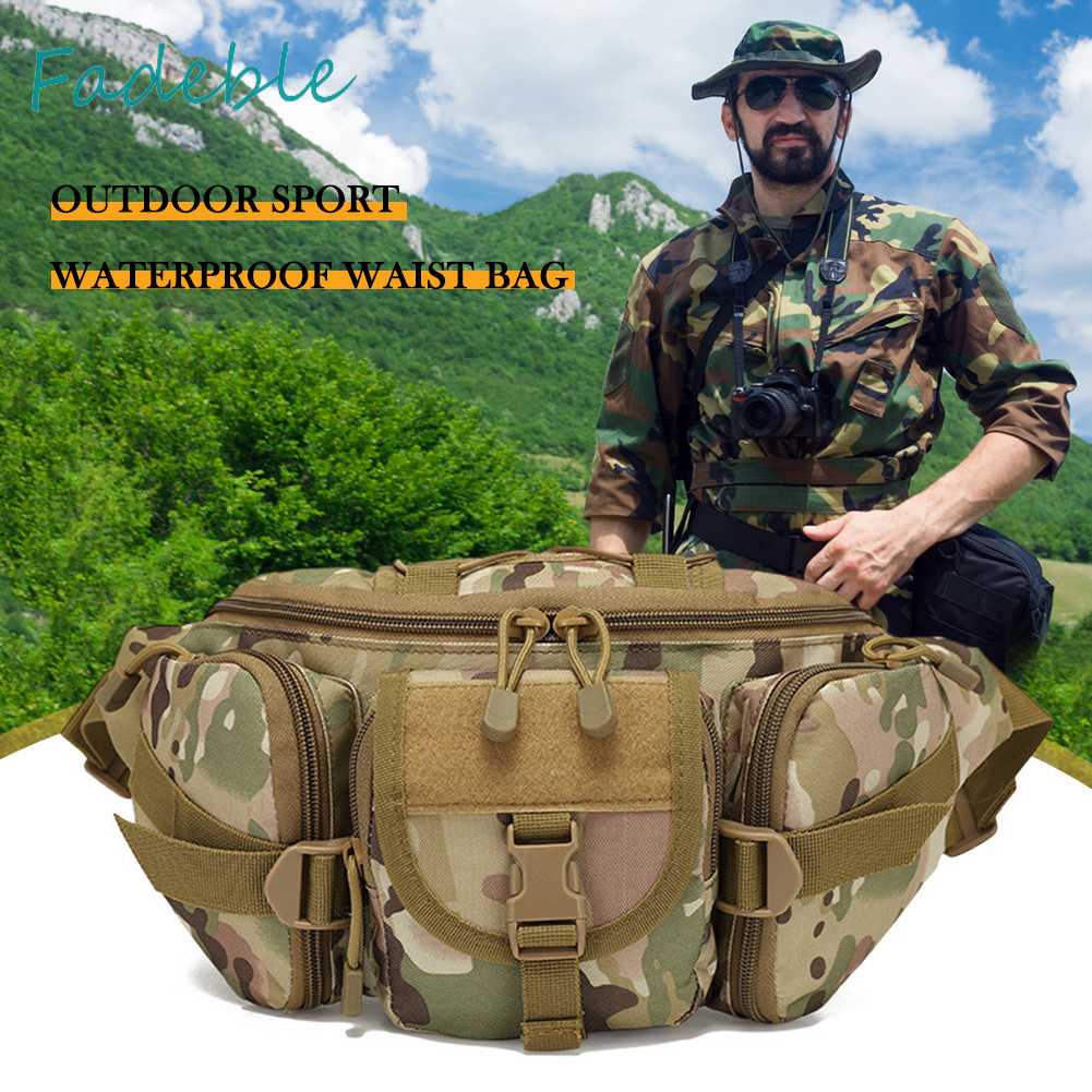 Túi Đeo Hông Đa Năng Dùng Khi Đi Câu Cá, Cắm Trại, Chạy Bộ