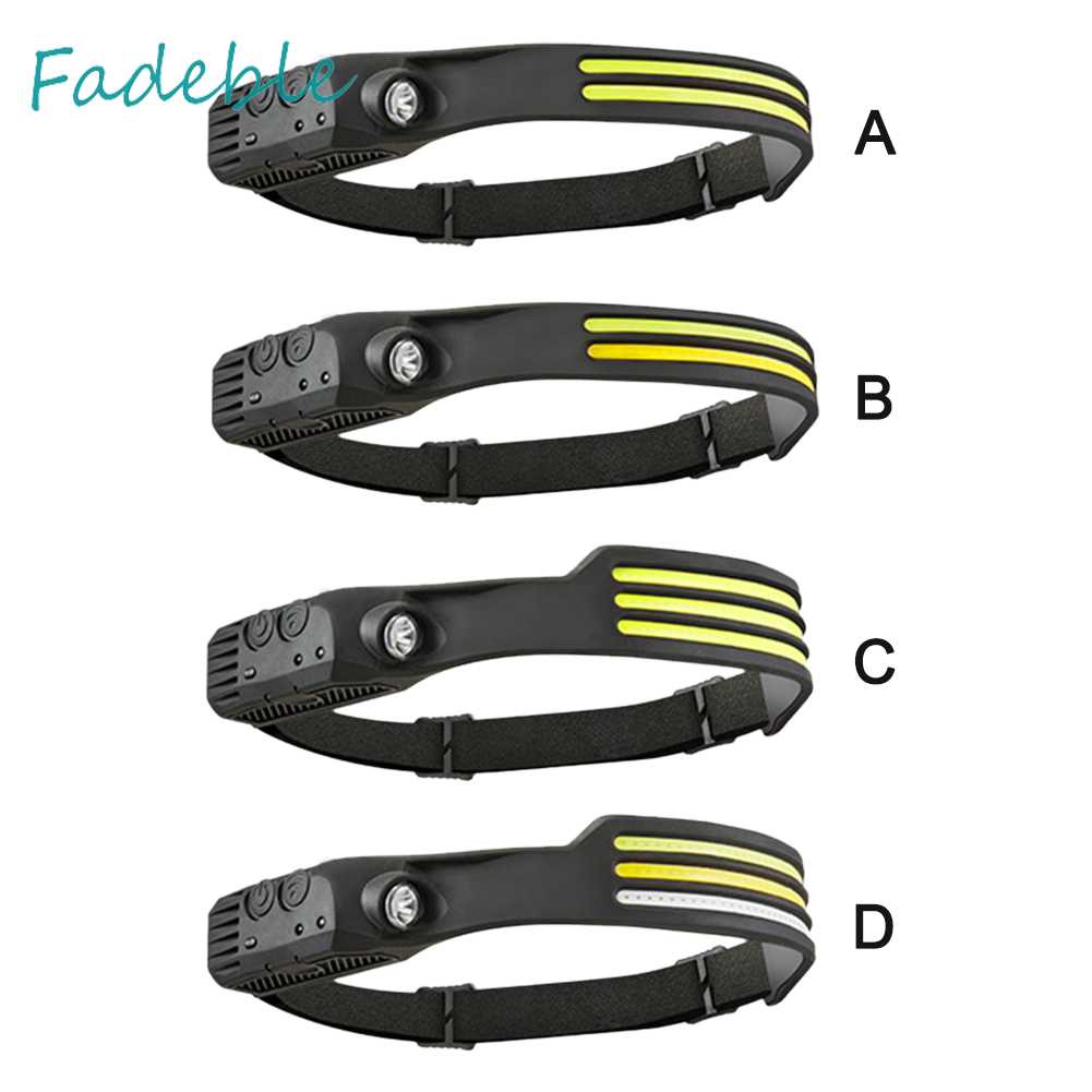 Đèn LED COB Đeo Trán Cảm Ứng Mạnh Mẽ Cắm Trại Ngoài Trời