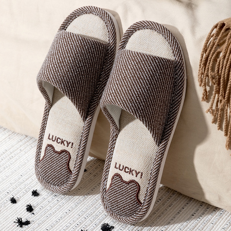 Dép Cotton Lanh Thời Trang Xinh Xắn Dành Cho Nữ