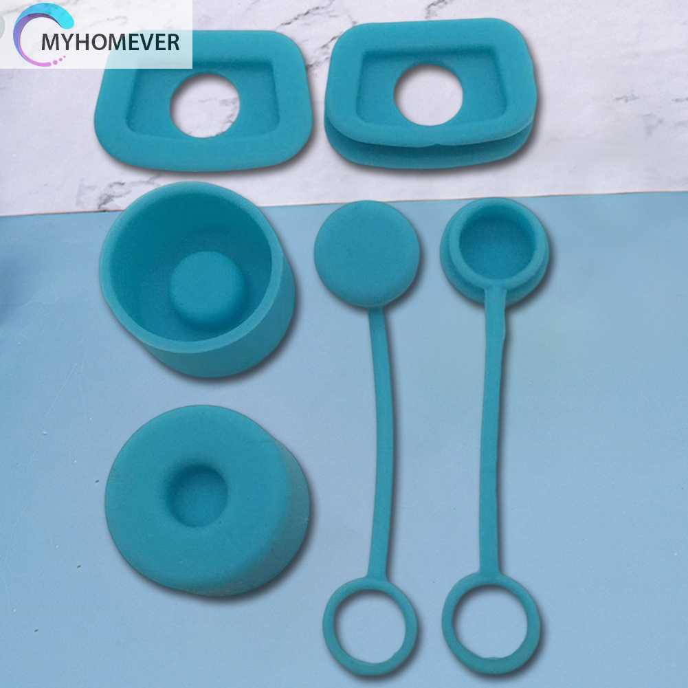 Bộ 6 Nắp Đậy Cốc Nước Bằng Silicone Chống Tràn Tiện Dụng